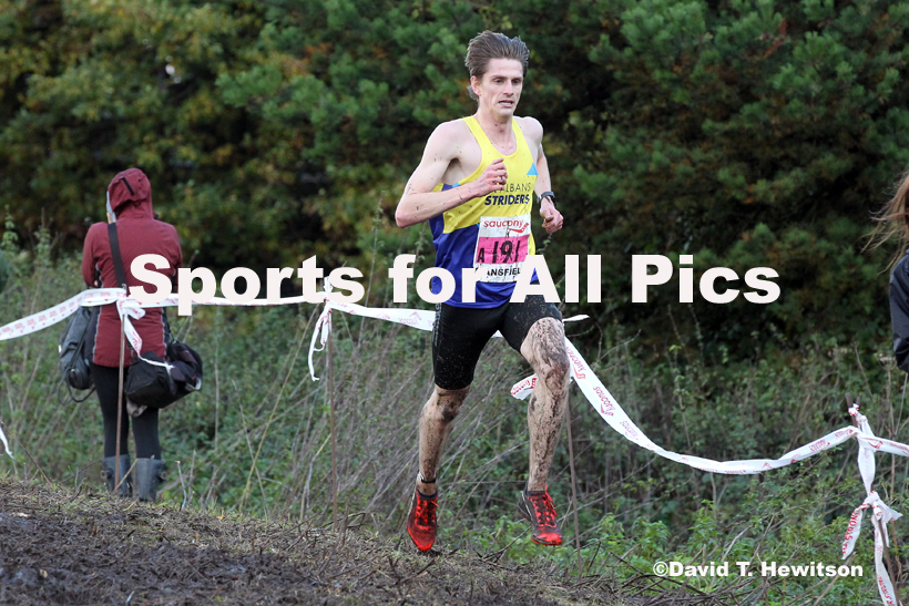 Senior men, National Cross Country Relay Champs., Berry Hill Park, Mansfield.  Photo: David T. Hewitson/Sports for All Pics
